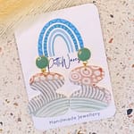 Weird Mushrooms - small dangle earrings by PettiWares